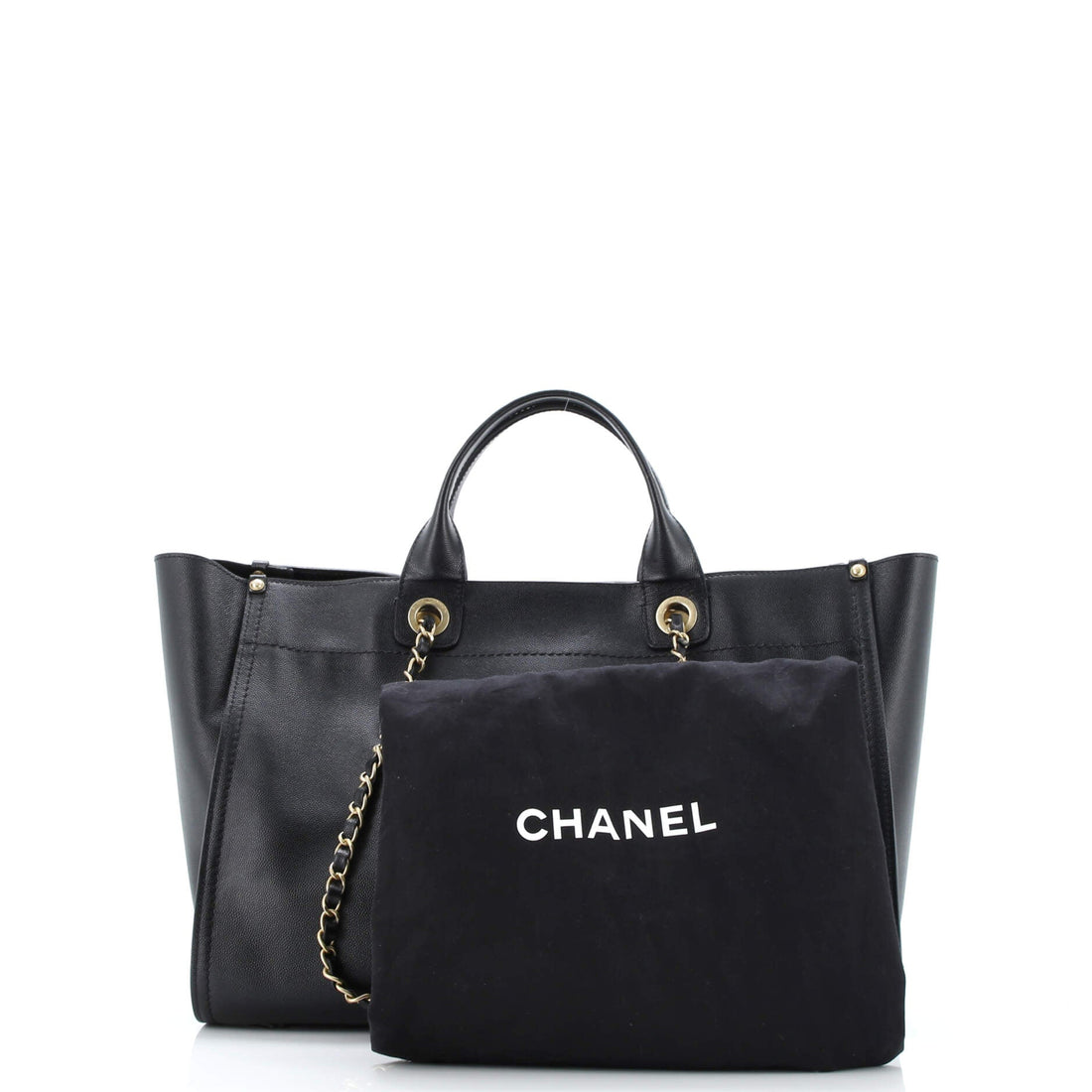 Deauville Tote Studded Caviar Medium