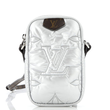Pillow Phone Pouch Monogram Quilted Econyl Nylon