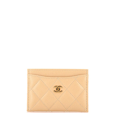 Classic Card Holder Quilted Caviar