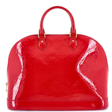 Alma Handbag Monogram Vernis GM