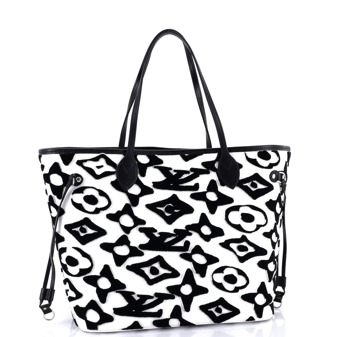 Neverfull NM Tote Limited Edition Urs Fischer Tufted Monogram Canvas MM