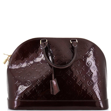 Alma Handbag Monogram Vernis GM