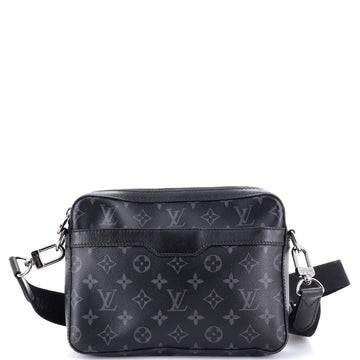 Trio Messenger Bag Reverse Monogram Eclipse Canvas