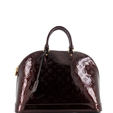 Alma Handbag Monogram Vernis GM