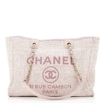 Deauville Tote Raffia with Glitter Detail Small