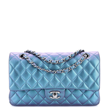Classic Double Flap Bag Quilted Iridescent Lambskin Medium