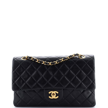 Vintage Classic Double Flap Bag Quilted Lambskin Medium