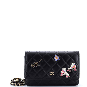 Hollywood Charms Wallet on Chain Quilted Lambskin