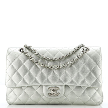 Classic Double Flap Bag Quilted Metallic Calfskin Medium