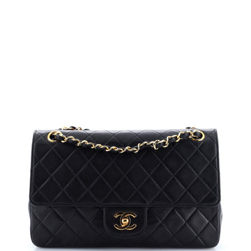 Vintage Classic Double Flap Bag Quilted Lambskin Medium