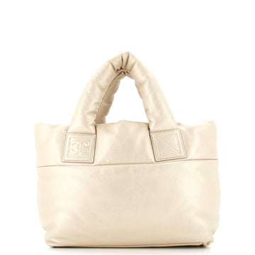 Coco Cocoon Reversible Tote Quilted Lambskin Small