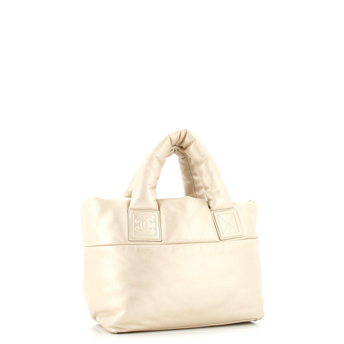 Coco Cocoon Reversible Tote Quilted Lambskin Small
