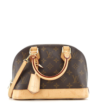 Alma Handbag Monogram Canvas BB