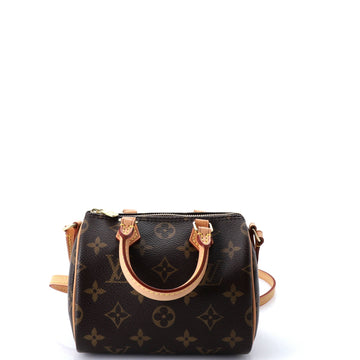 Speedy Bandouliere Bag Monogram Canvas Nano