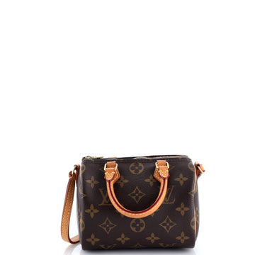 Speedy Bandouliere Bag Monogram Canvas Nano