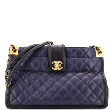 Elegant CC Tote Quilted Lambskin Large