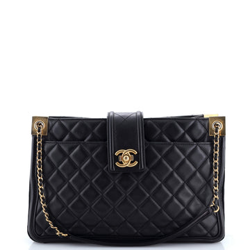 Elegant CC Tote Quilted Lambskin Medium