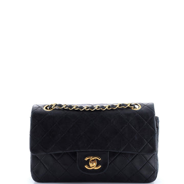 Vintage Classic Double Flap Bag Quilted Lambskin Small