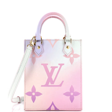 Petit Sac Plat Bag Spring in the City Monogram Giant Canvas