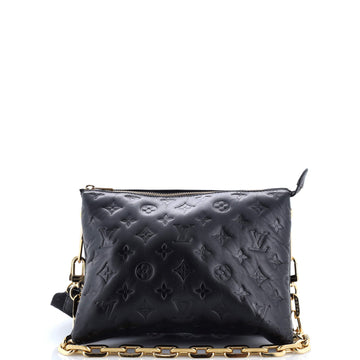 Coussin Bag Monogram Embossed Lambskin PM