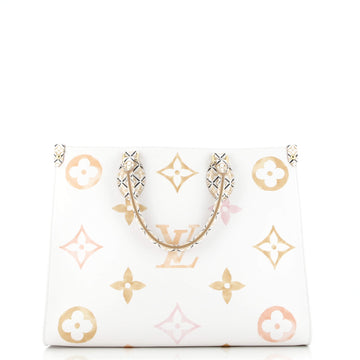 OnTheGo Tote By The Pool Monogram Watercolor Giant PM