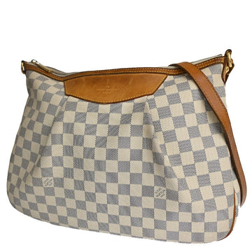 Louis Vuitton Siracusa Mm  Canvas Shoulder Bag