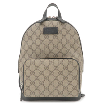 GUCCI CS Supreme Leather Small Back Pack Beige Black 429020
