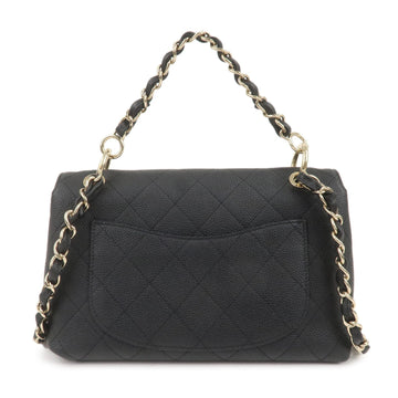 Chanel Matelasse Caviar Skin Way Chain Shoulder Bag Black