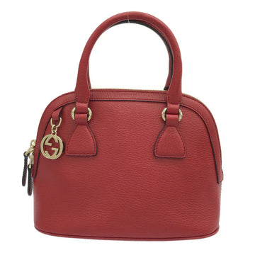 GUCCI - Red Interlocking G Handbag