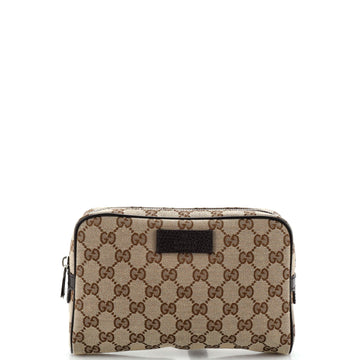 GUCCI Waist Belt Bag GG Canvas Small