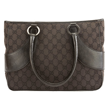 G*G Black CS Monogram Canvas Tote Bag (Pre Owned)