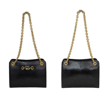 Gucci Zumi Lizard Frame Shoulder Bag