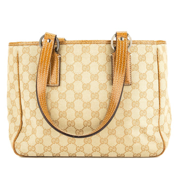 G*G Tan Leather CS Monogram Tote (3909011)