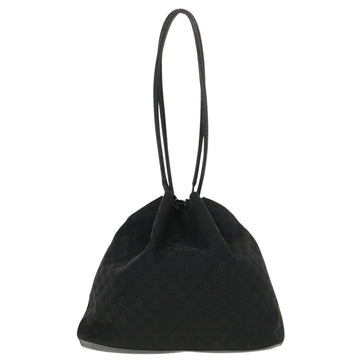 GUCCI EC Canvas Shoulder Bag Black 90640 002404  39133