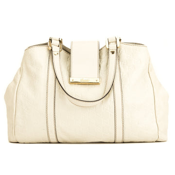G*G White CS G*Gsima Large Tote (3994029)