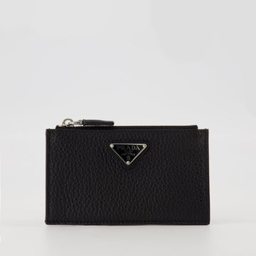 Porte-cartes zippé