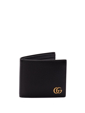 Gucci Men `Gg Marmont` Bi-Fold Card Case Wallet