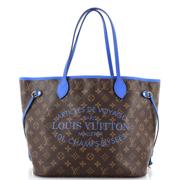 Neverfull Tote Limited Edition Ikat Monogram Canvas MM