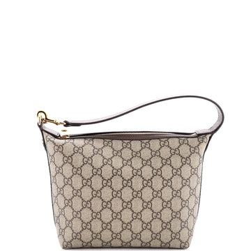 Ophidia Zip Shoulder Bag EC Coated Canvas Super Mini