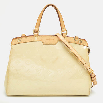 Citrine Monogram Vernis Brea MM Bag