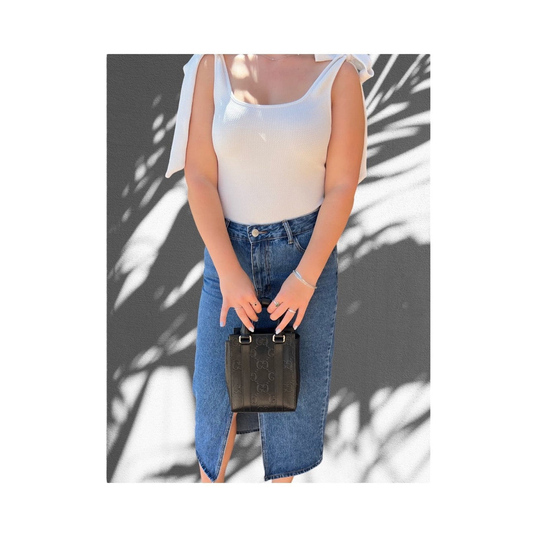 Gucci EC Perforated Mini Tote