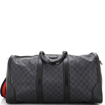 GUCCI Convertible Duffle Bag GG Coated Canvas Large