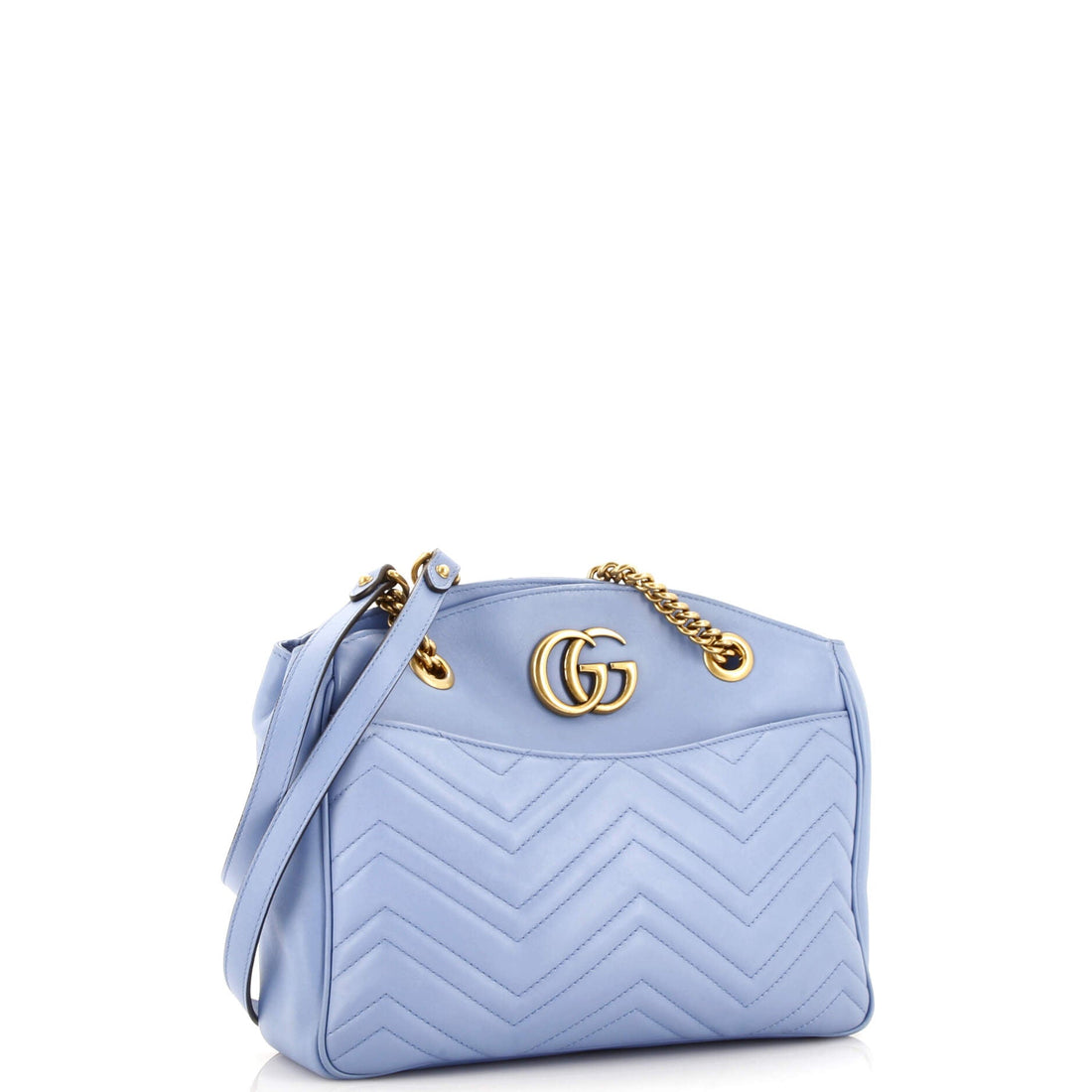 EC Marmont Chain Tote Matelasse Leather Medium