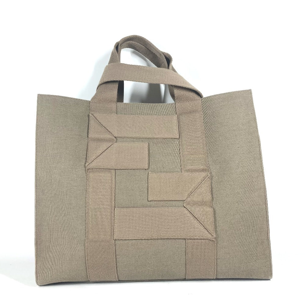FENDI Tote Bag  7VA558 canvas khaki TOTE CANVAS mens Used