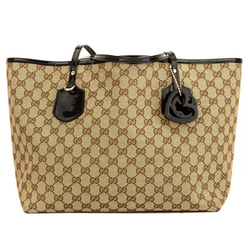 G*G Black Patent CS Monogram Tote (4040026)