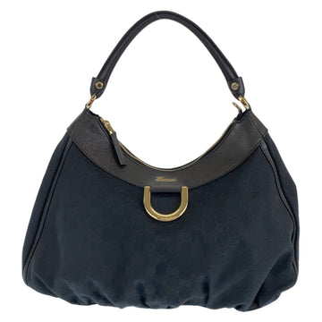 Gucci CS Canvas Abby Shoulder Bag Black