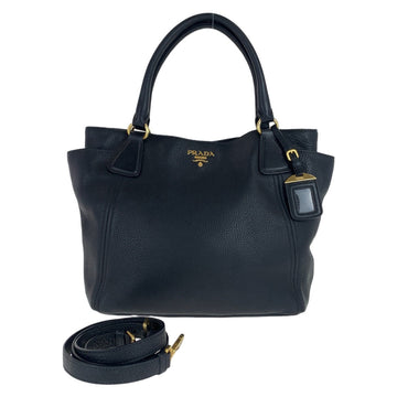 Prada Vitello Daino Leather Tote Bag