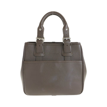 Burberry Leather Medium Check Tote Bag 409614