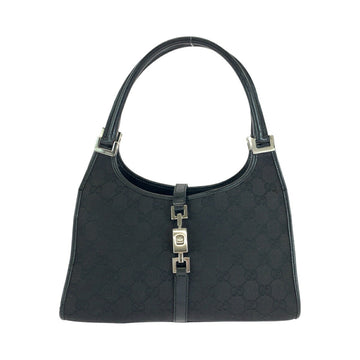 Gucci Jackie Black CS Canvas Shoulder Bag