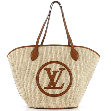 Saint Jacques NM Handbag Raffia and Leather